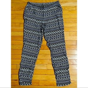Tribal print casual pants